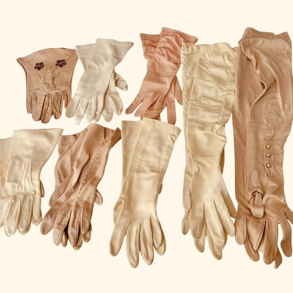 Bundle Vintage Ladies Gloves